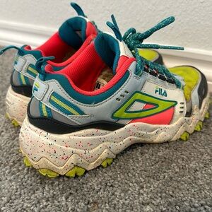 Multi-Colored Fila Athletic Shoes